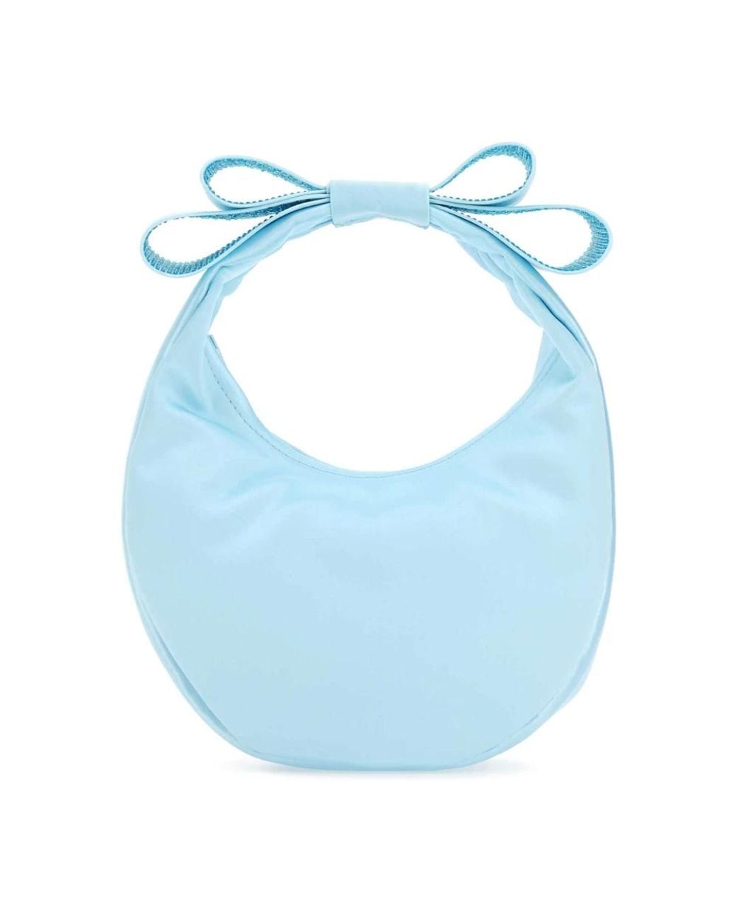 Mach & Mach Tassen ,Blauw ,Satijn Small Cadeau Handbag in het Blue