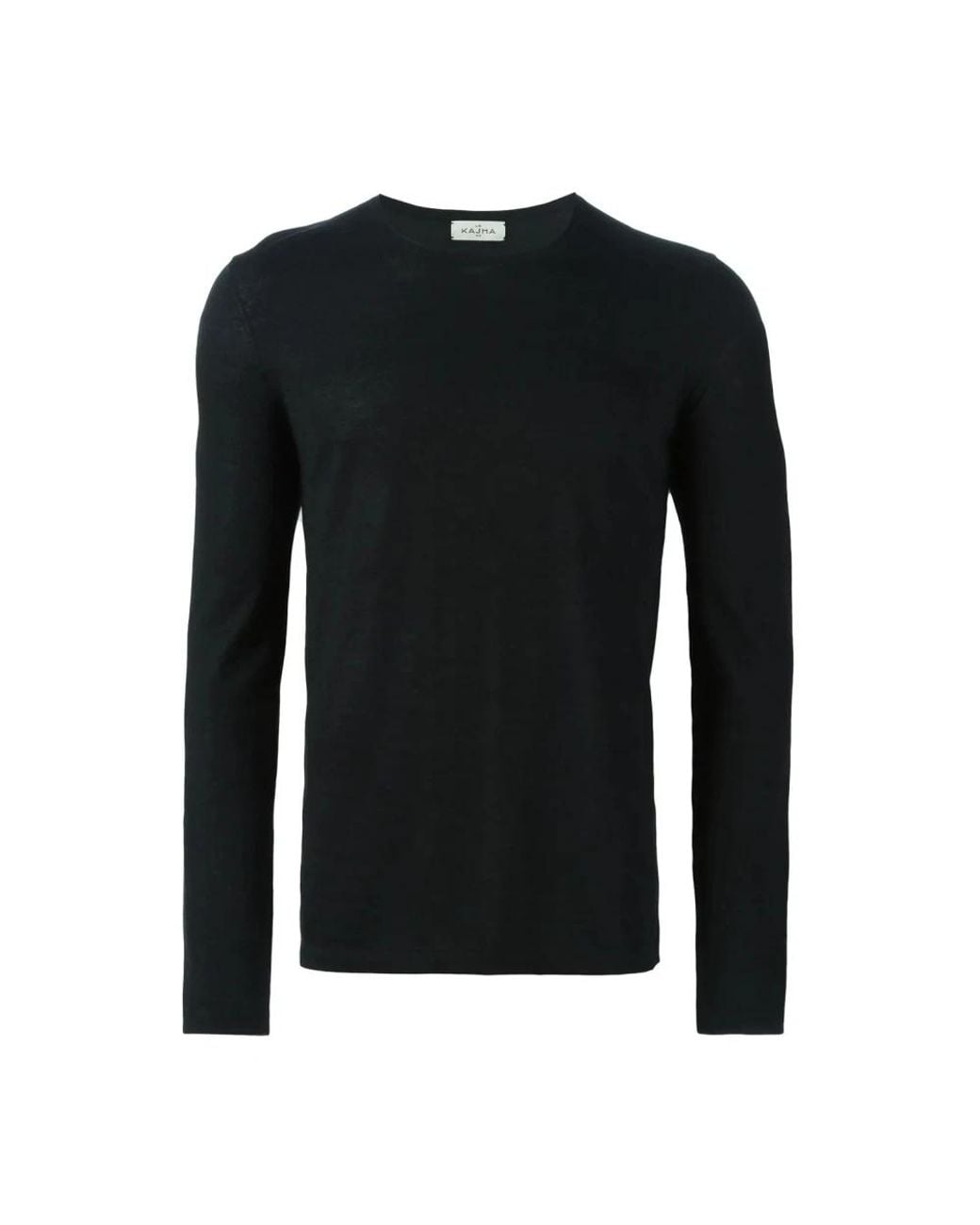 LeKasha Black Round-Neck Knitwear for men