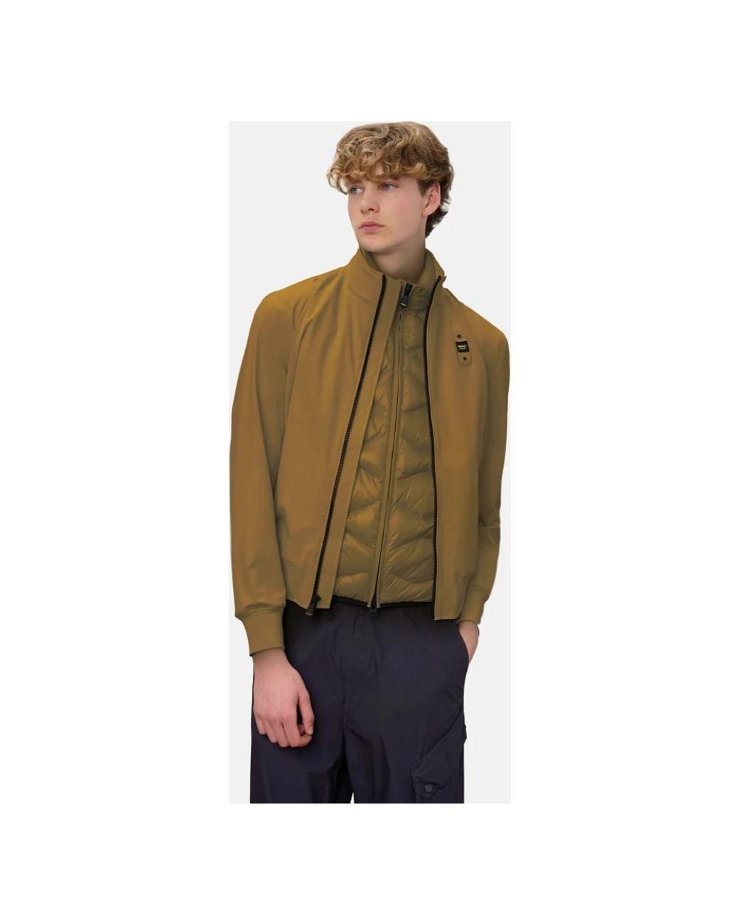 Blauer Green Bomber Jackets for men