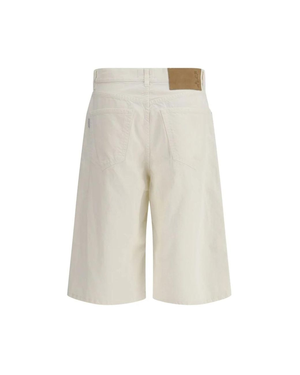 Haikure White Casual Shorts