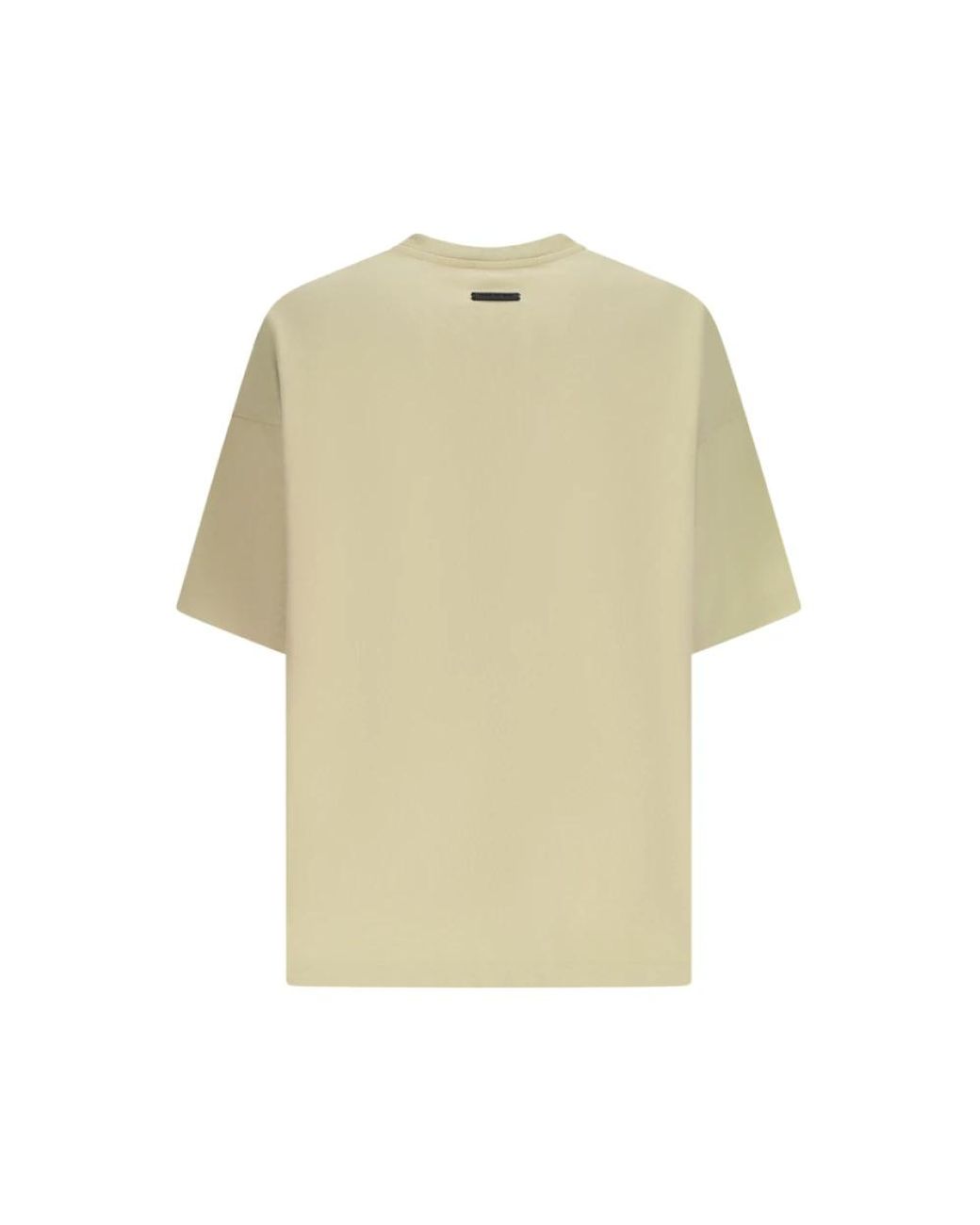 Fear Of God Tops ,Katoen Heavy Cotton Tee in het Natural