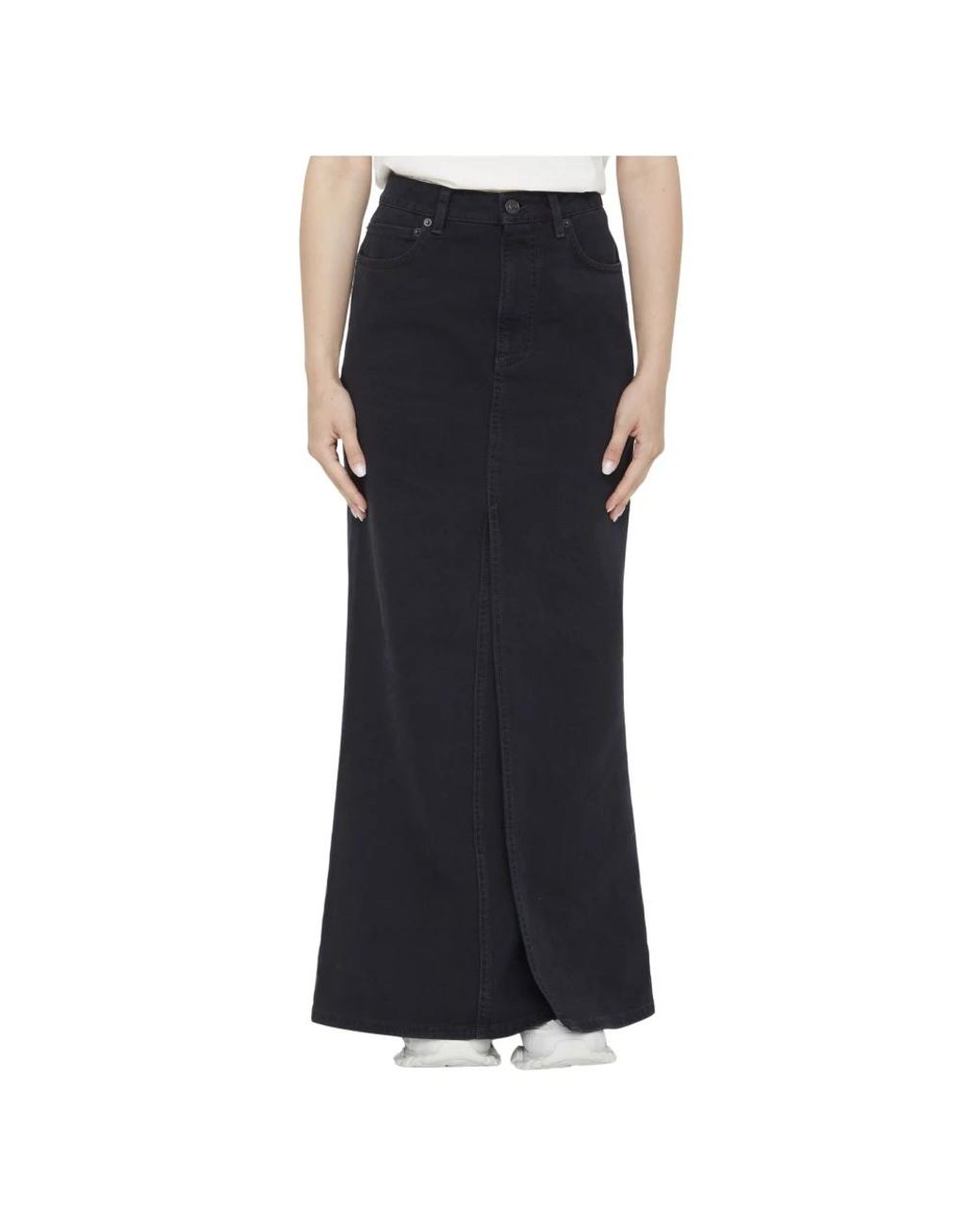 Balenciaga Black Maxi Skirts