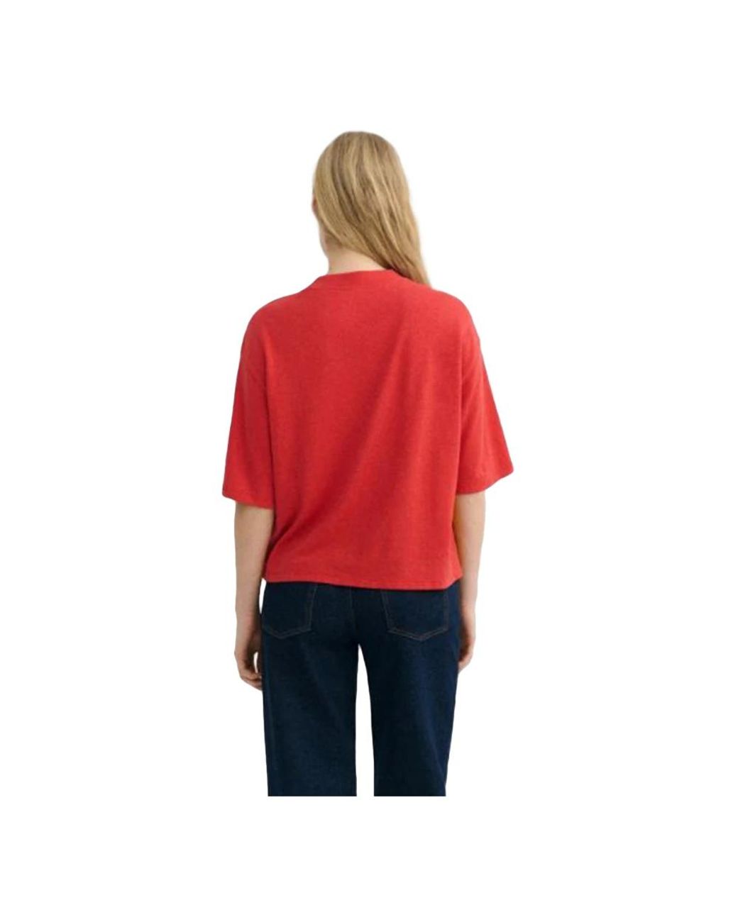 T-Shirts Thinking Mu de color Red