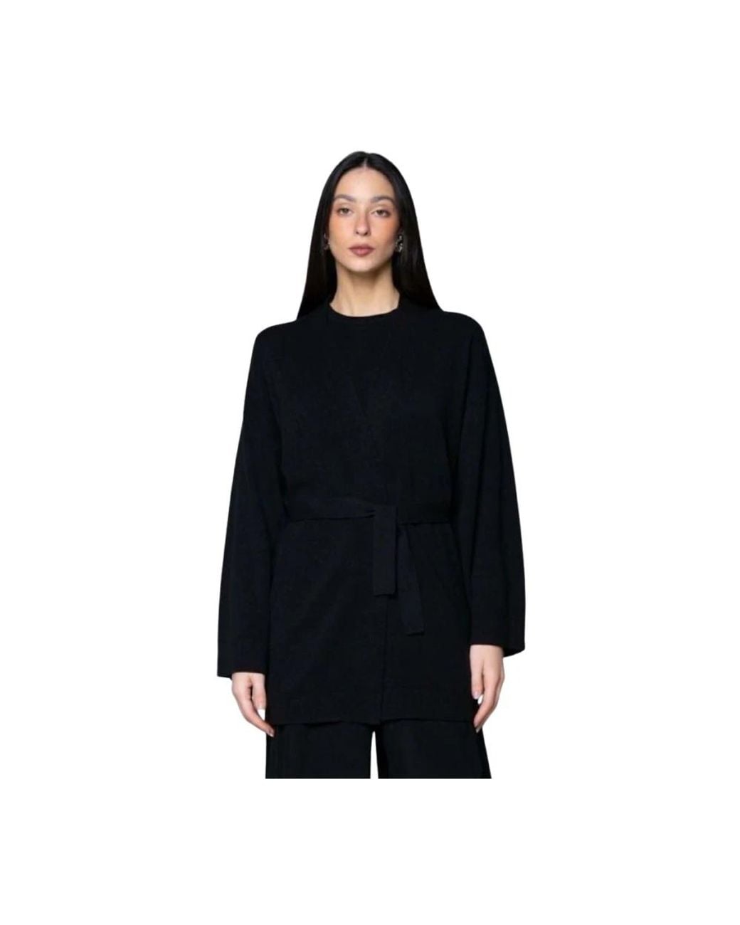 Cardigans Kaos de color Black