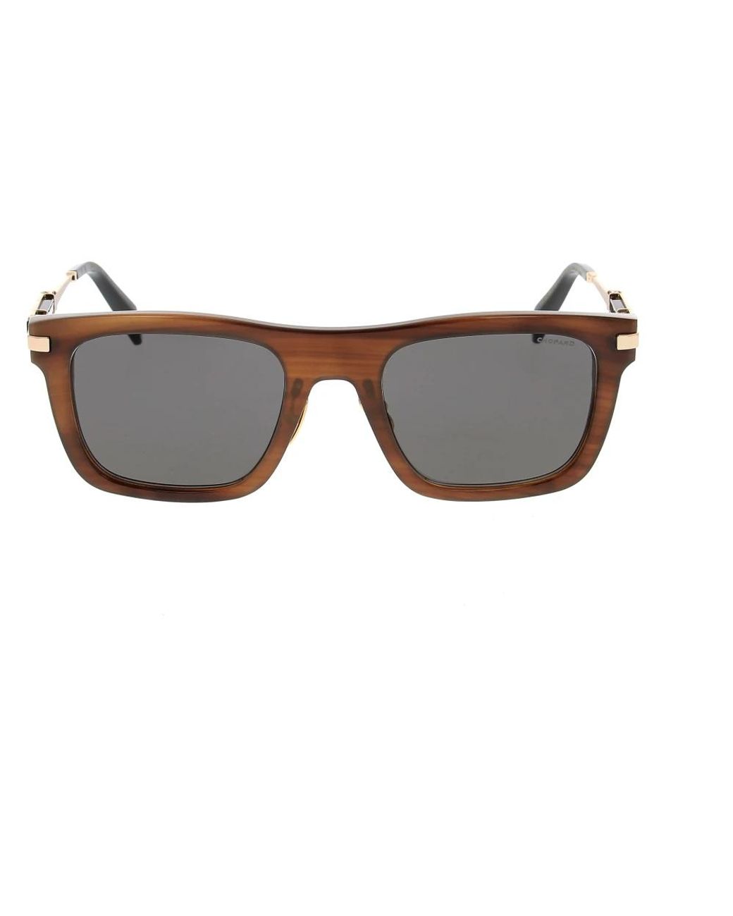 Chopard Brown Stylish Aviator Sunglasses