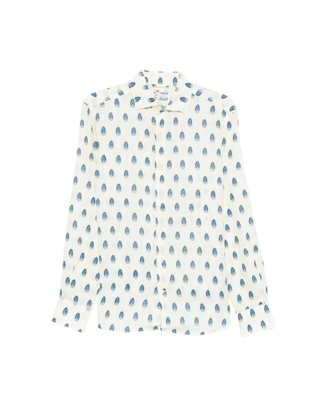 Mc2 Saint Barth White Casual Shirts for men