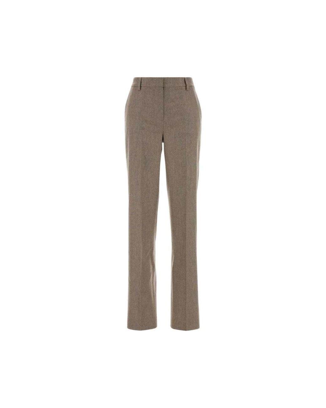PT Torino Brown Straight Trousers