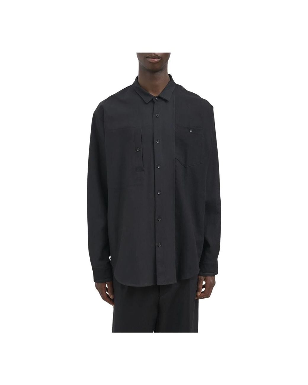 Andrea Ya'aqov Black Casual Shirts for men