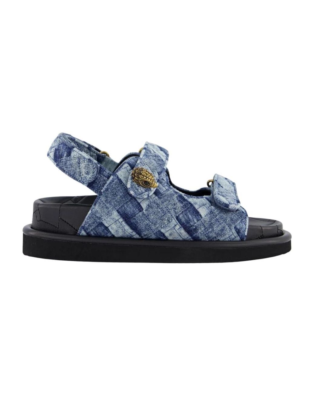 Kurt Geiger Blue Flat Sandals
