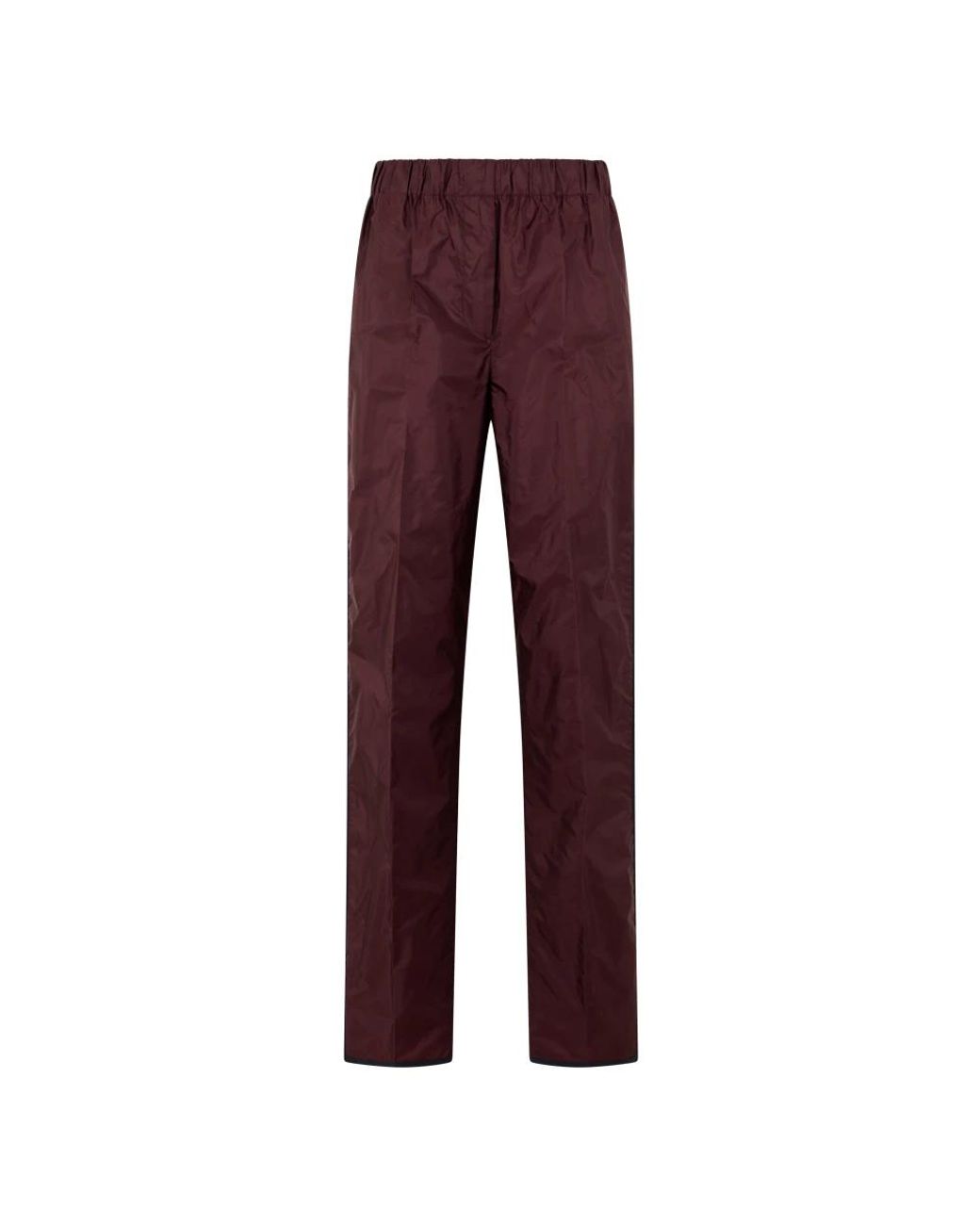 Prada Red Straight Trousers
