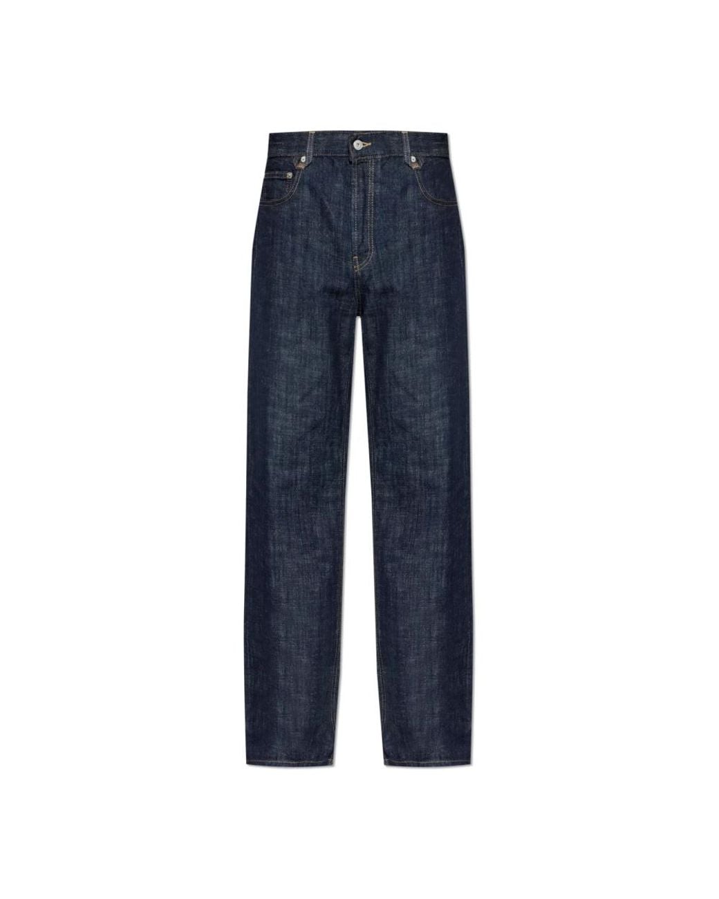 Jacquemus Blue Straight Jeans for men