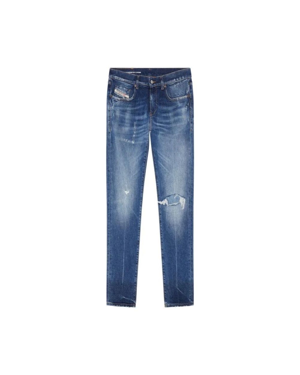 DIESEL Blue Slim Fit Jeans for men