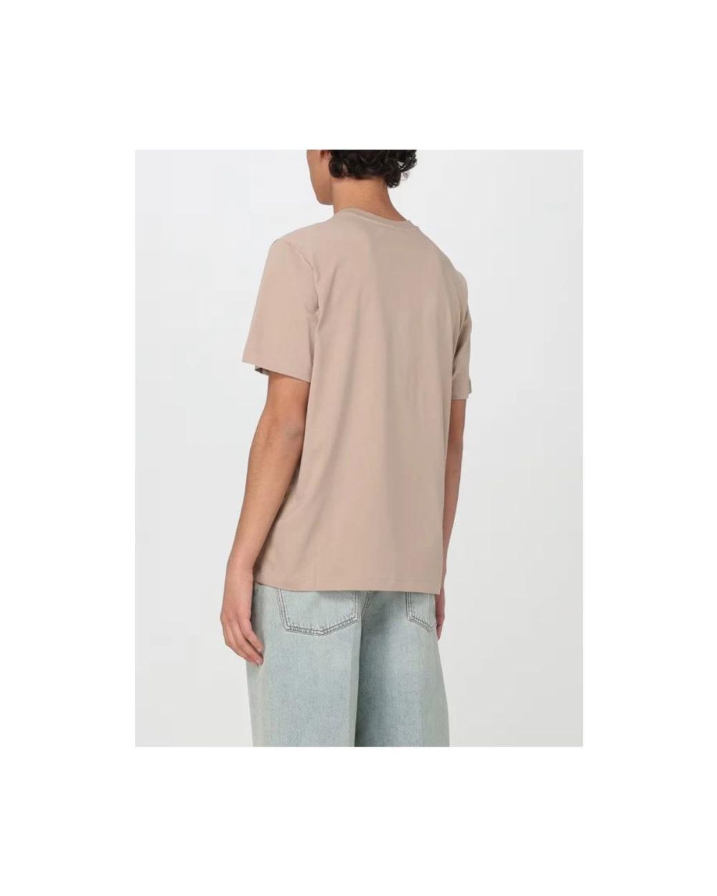 MSGM Natural T-Shirts for men