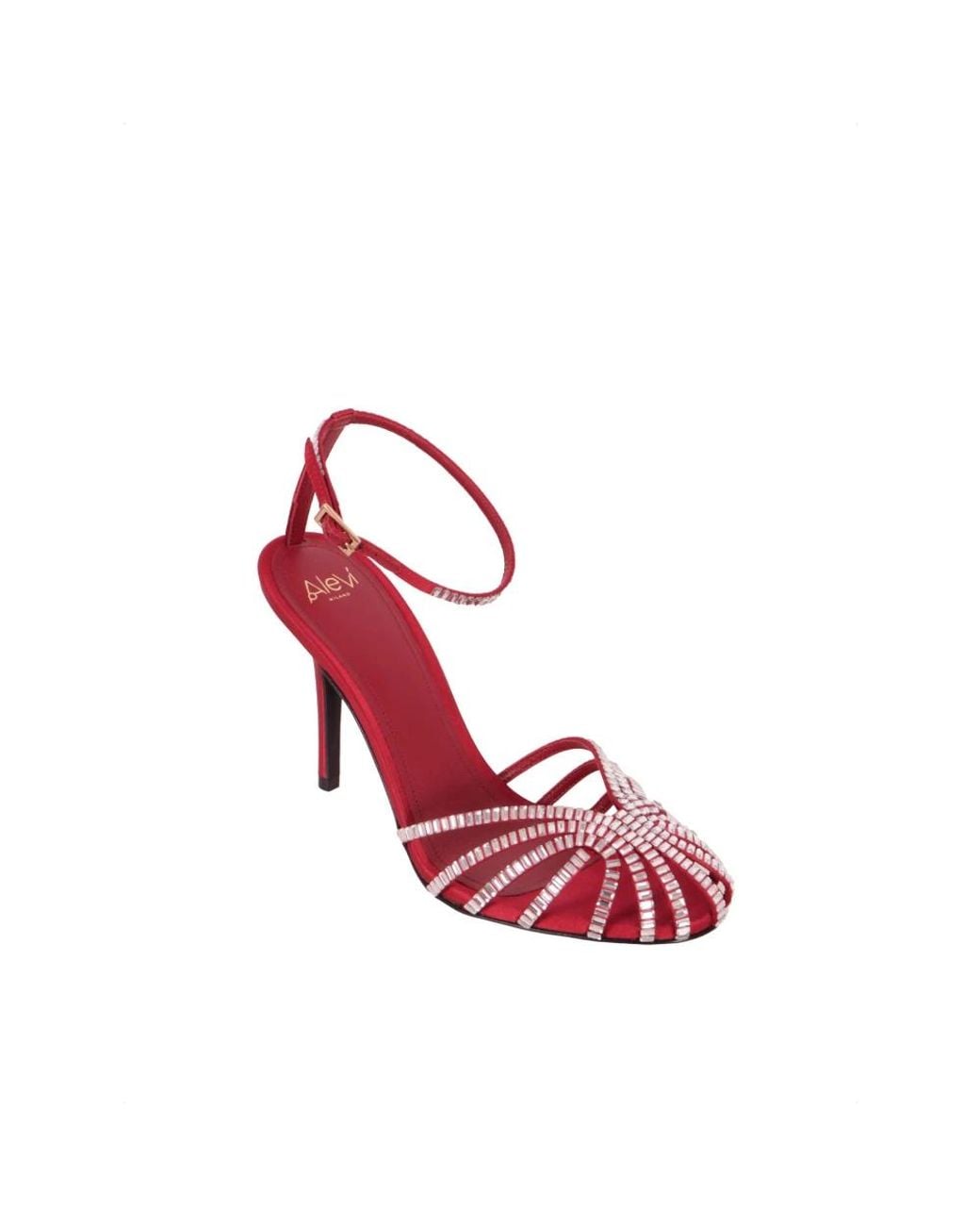 ALEVI Red High Heel Sandals