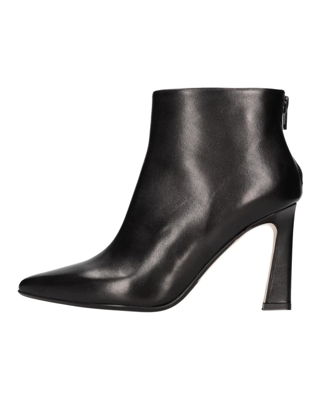 Anna F. Black Heeled Boots