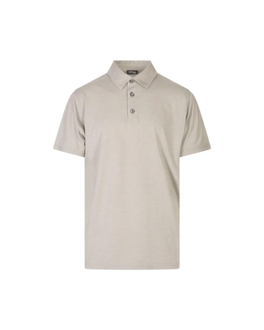 Kiton Polo in het Natural voor heren