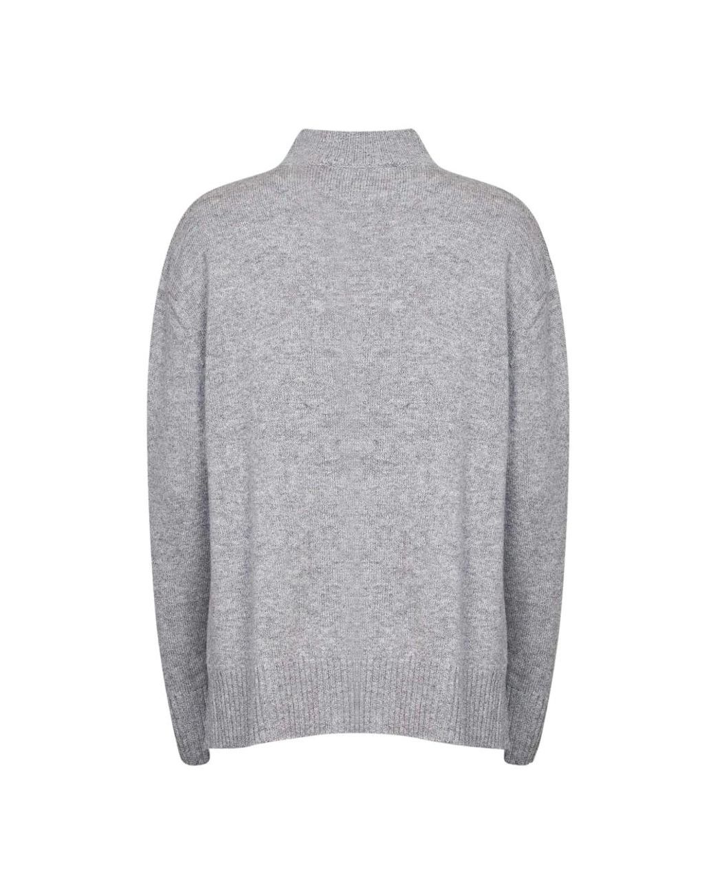 Turtlenecks Kaos de color Gray
