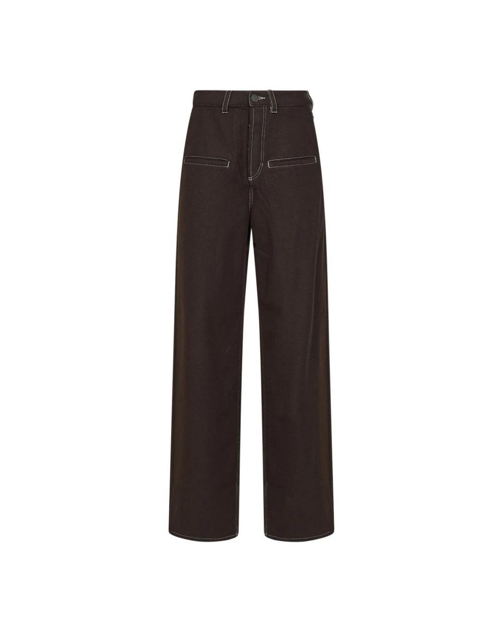 Uma Wang Brown Wide Trousers