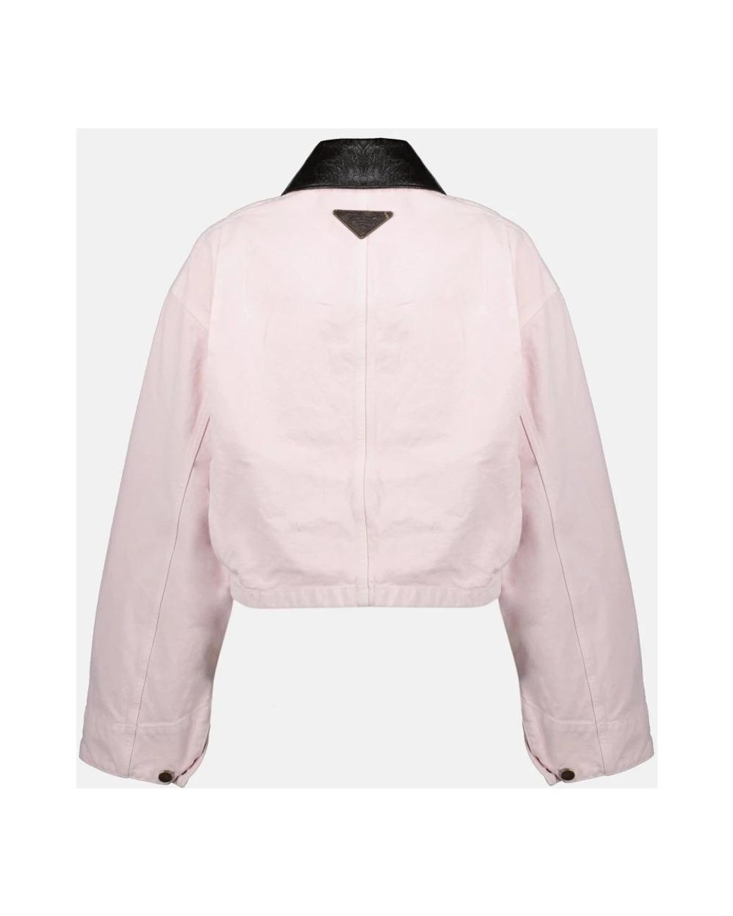Prada Pink Denim Jackets