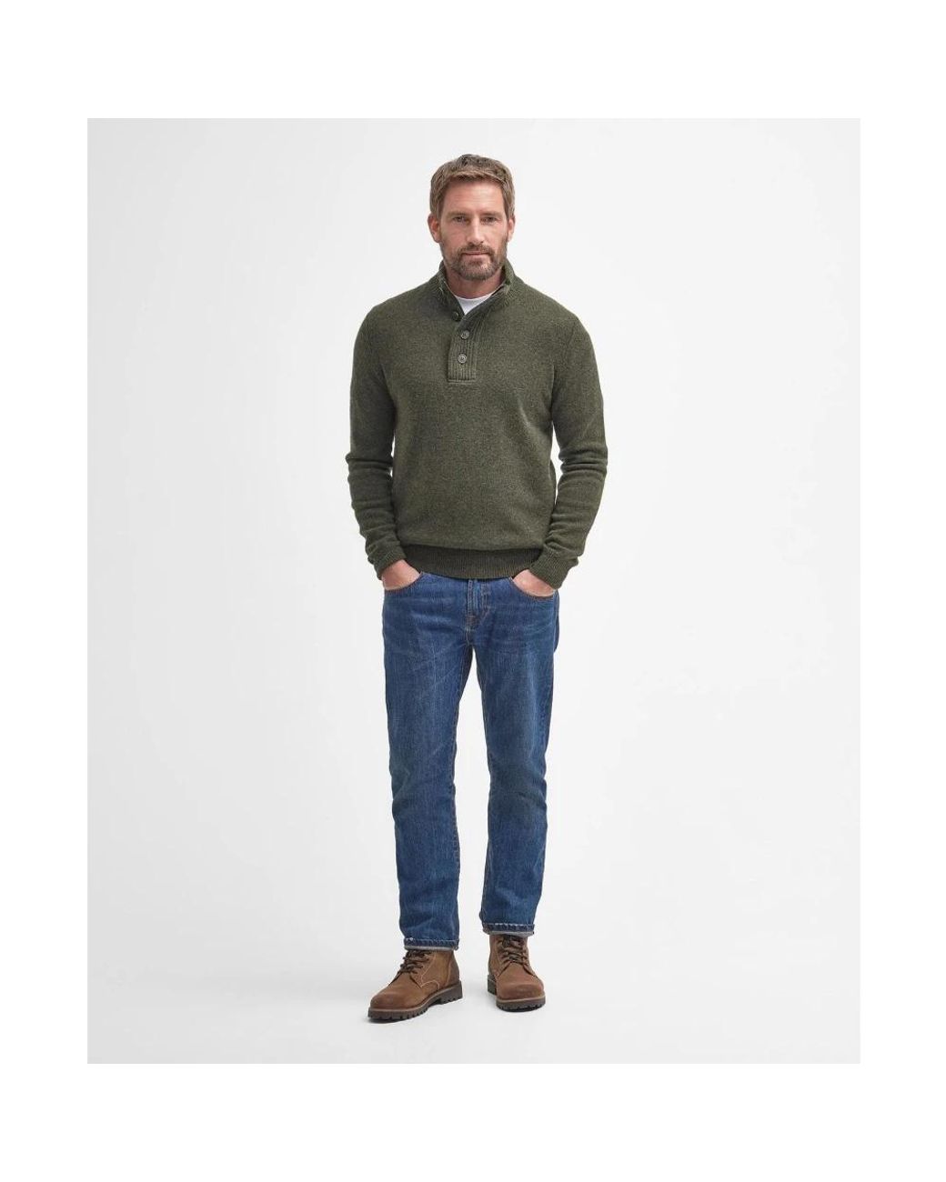 Barbour Green Turtlenecks for men