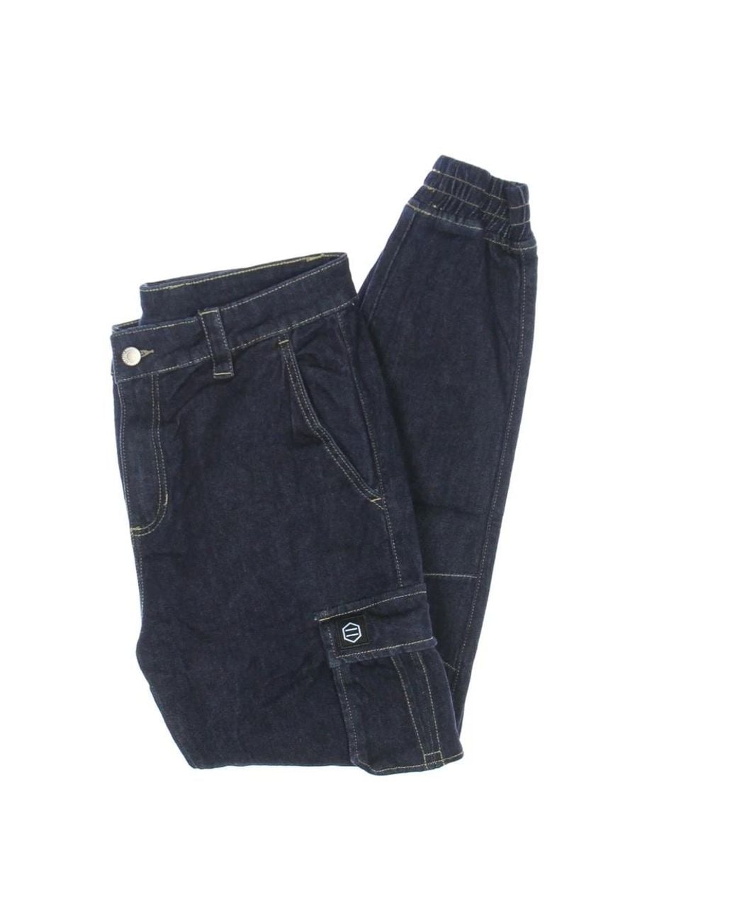 DOLLY NOIRE Blue Straight Jeans for men