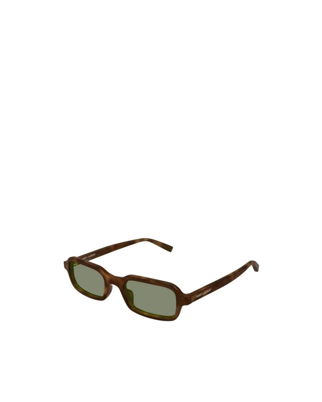 Saint Laurent Multicolor Sl Logo Rectangular Sunglasses