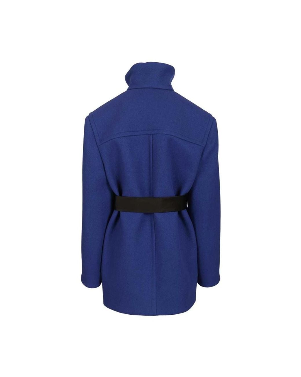 Saint Laurent Blue Belted Coats