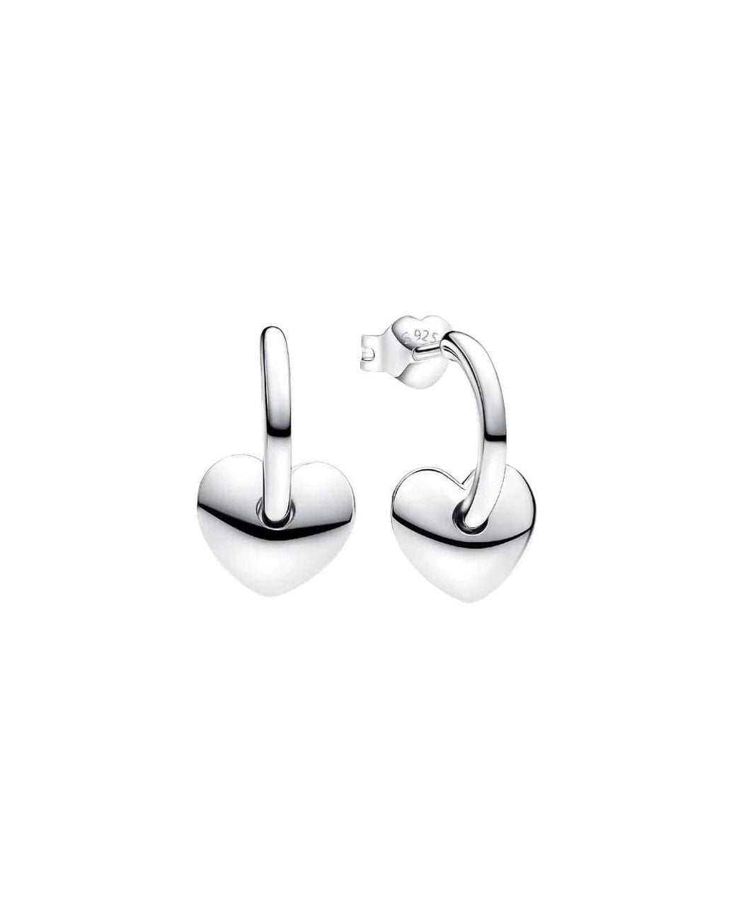 Pandora White Earrings