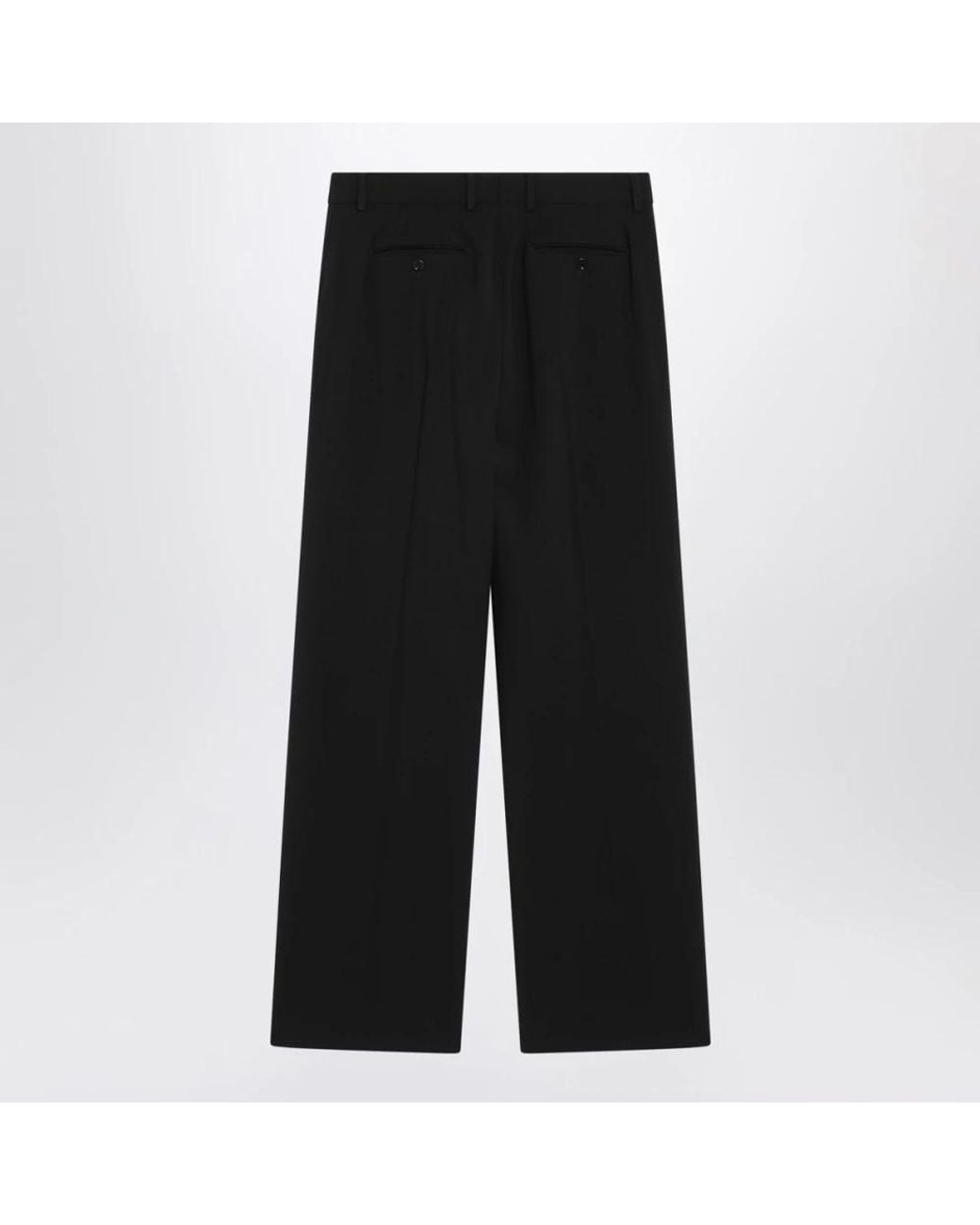 Dolce & Gabbana Black Wide Trousers