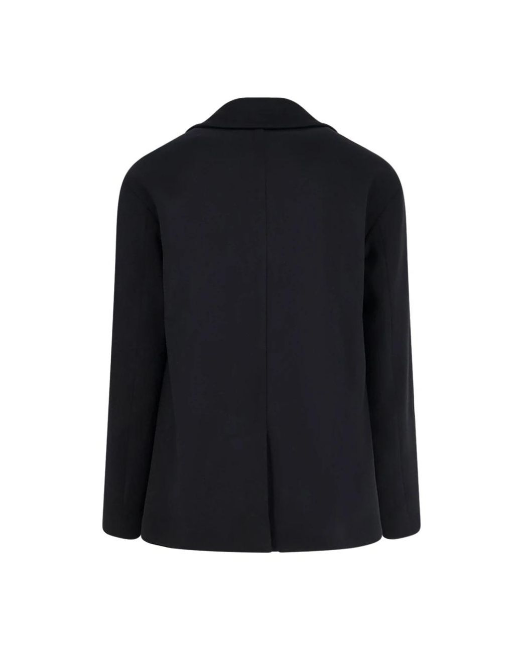 Hevò Black Double-Breasted Coats for men
