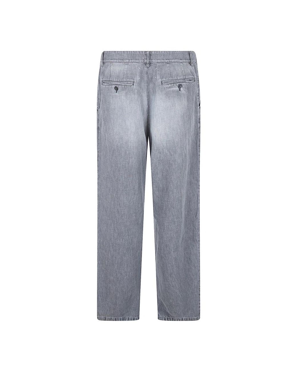 Maison Margiela Gray Straight Jeans for men
