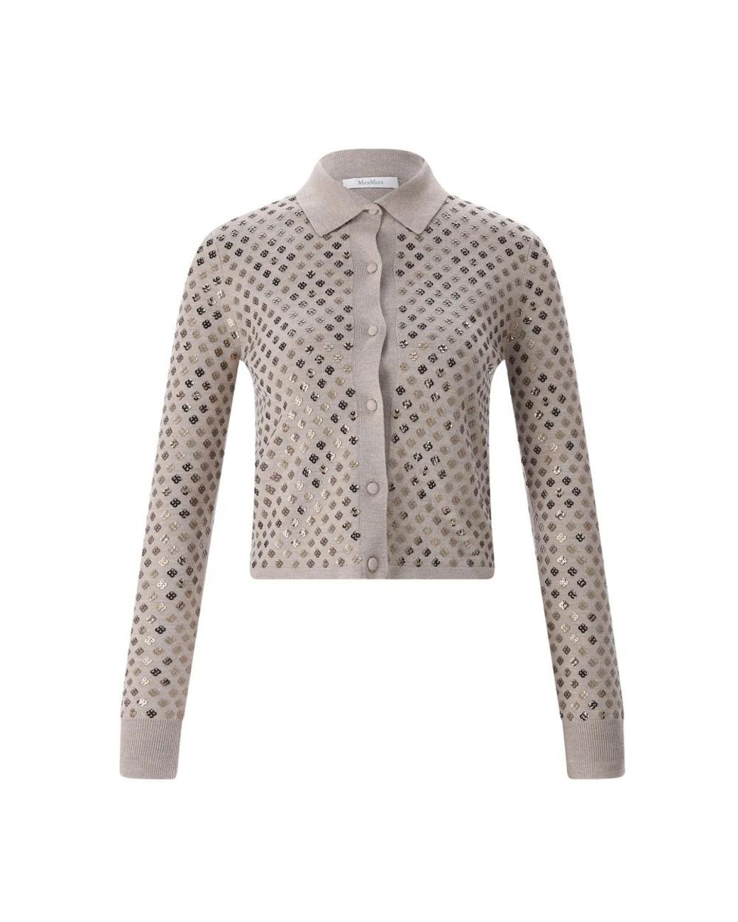 Max Mara Gray Cardigans