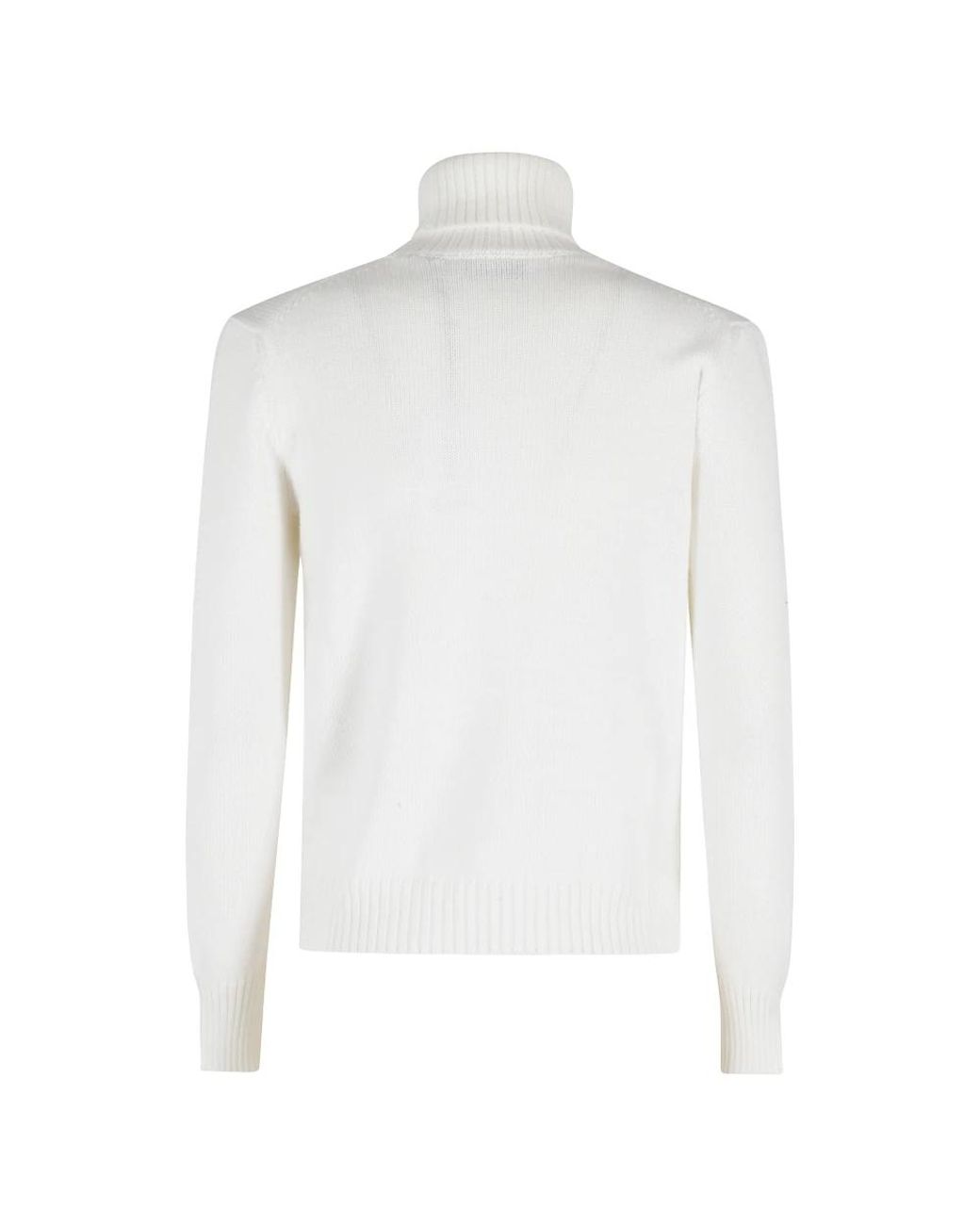 Gran Sasso White Turtlenecks