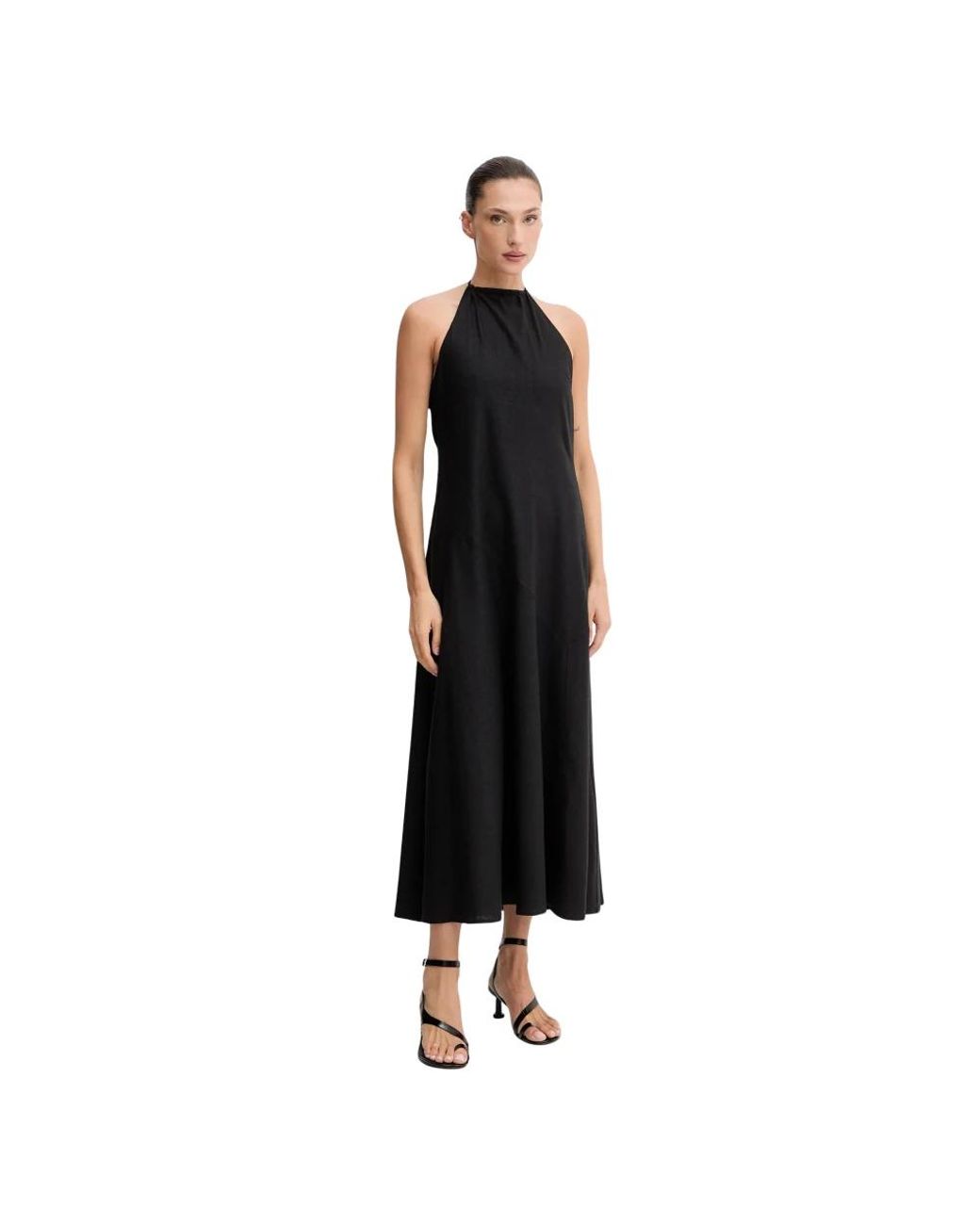 Midi Dresses Gestuz en coloris Black