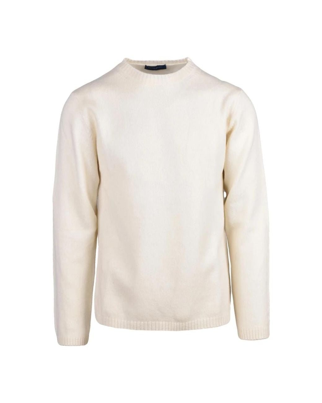 Daniele Fiesoli White Round-Neck Knitwear for men