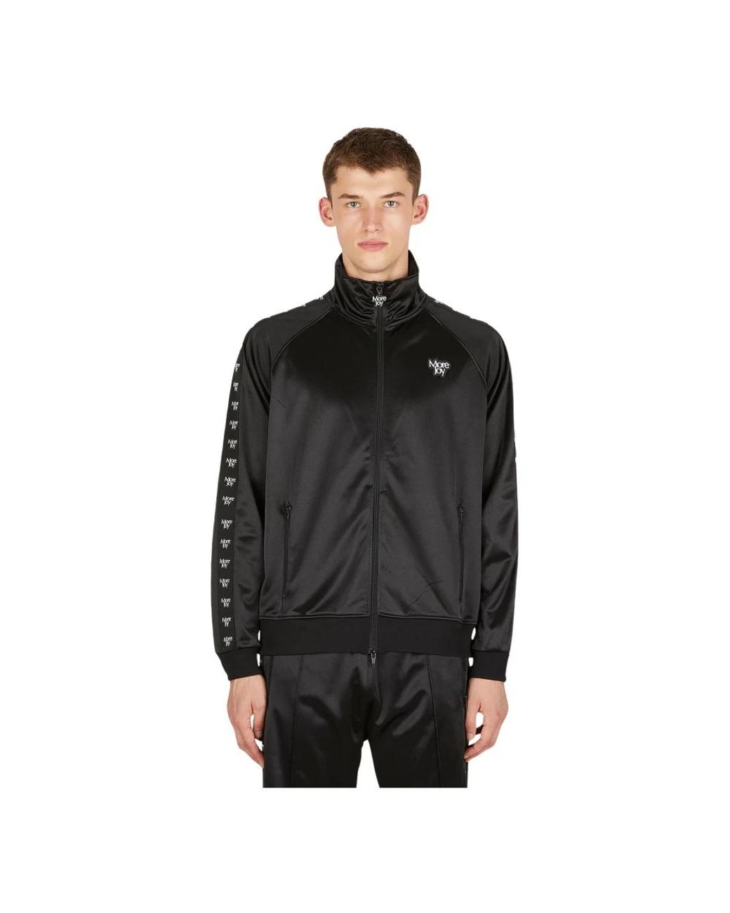More Joy Black Zip-Throughs for men