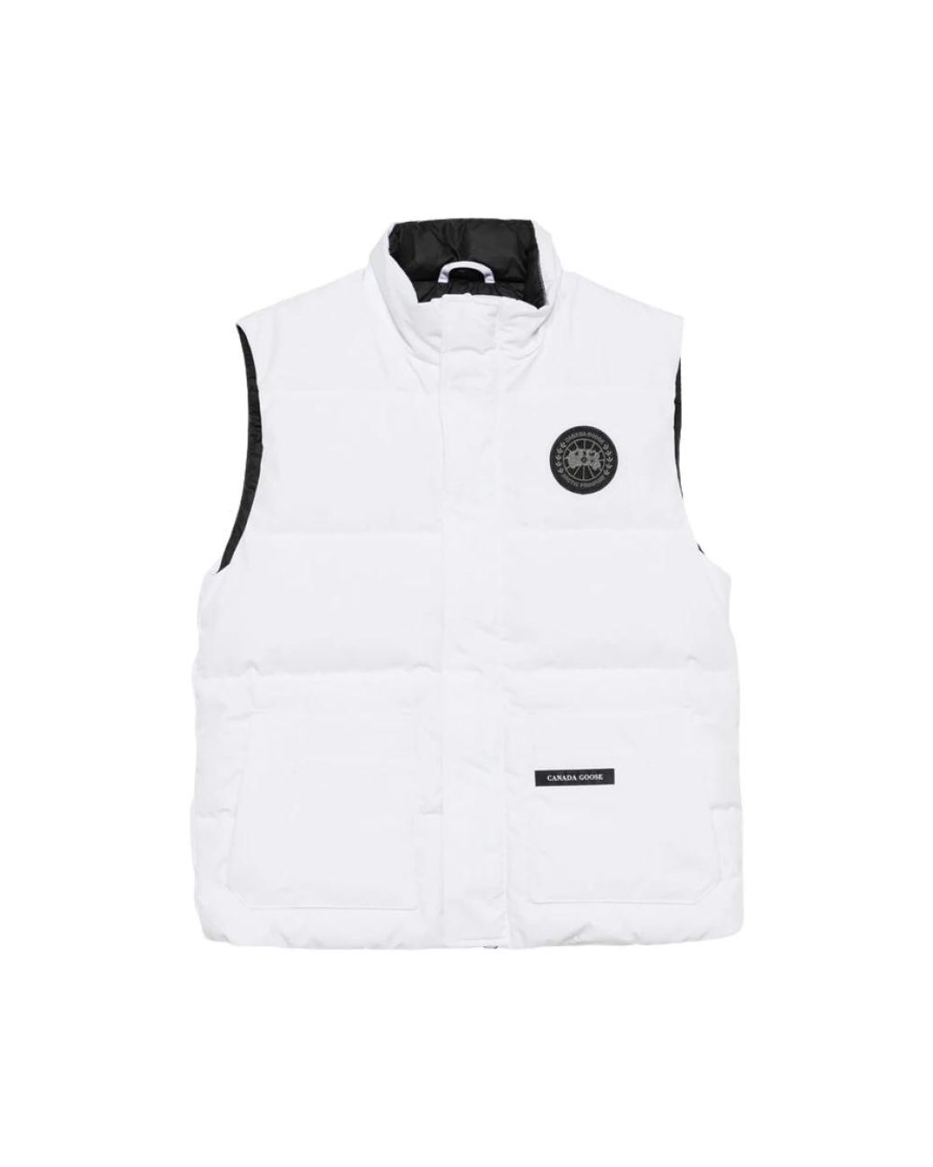Canada Goose White Waistcoats for men