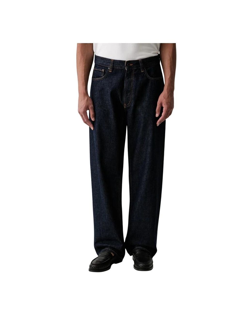 Emporio Armani Black Straight Fit Jeans for men