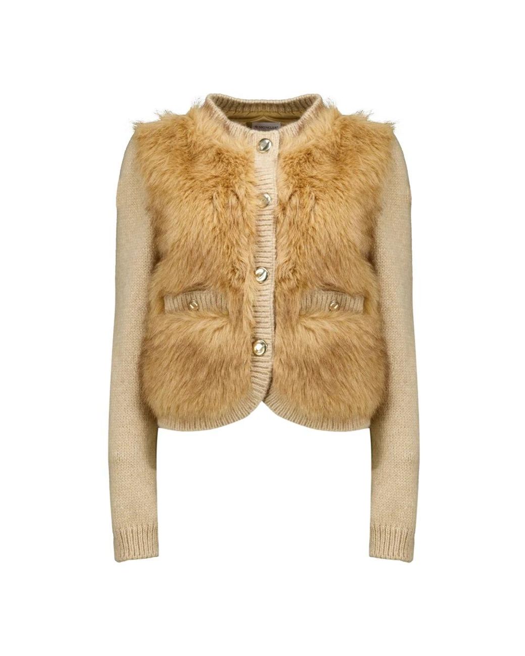 Cardigans Moncler de color Metallic