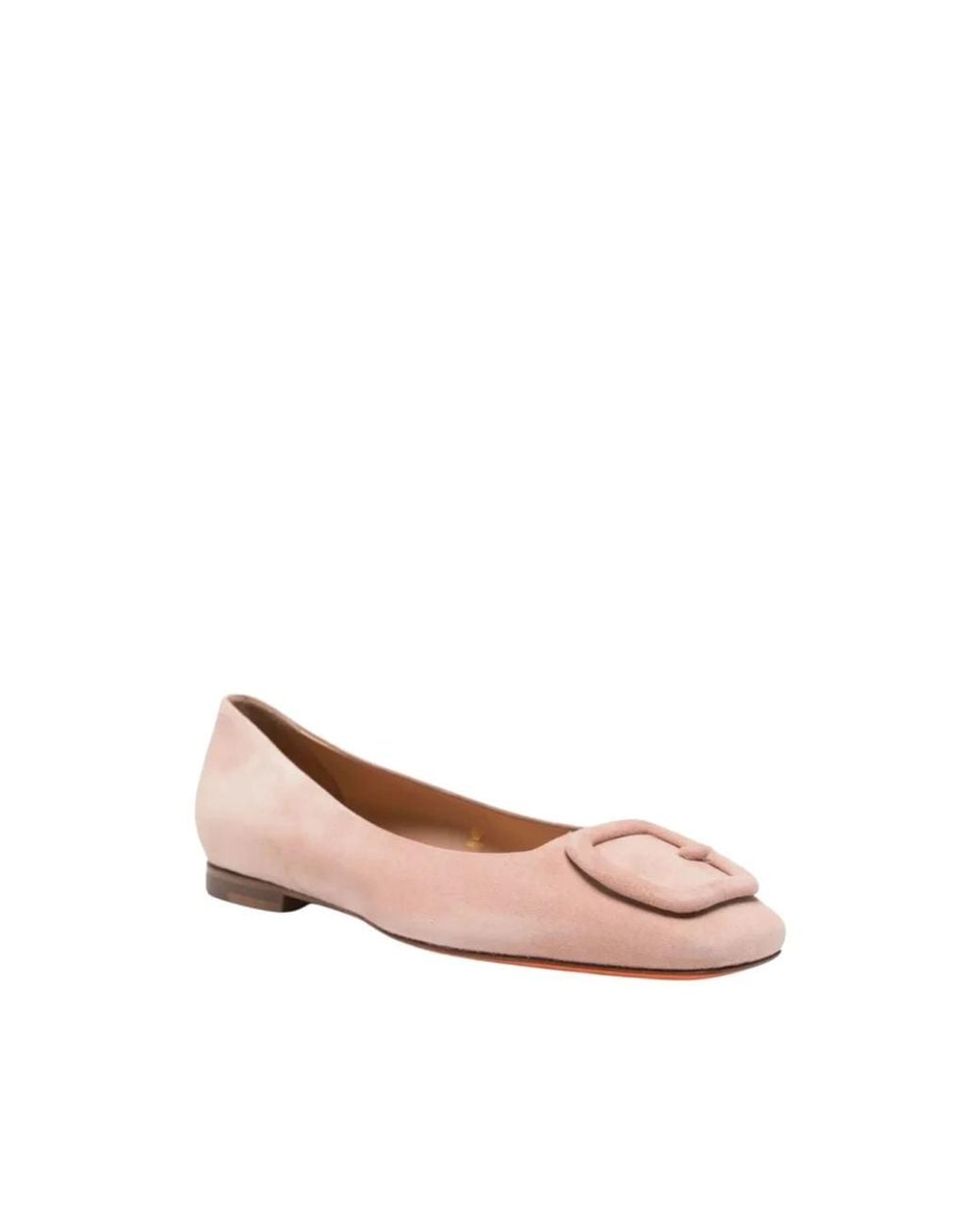 Santoni Pink Ballerina Shoes