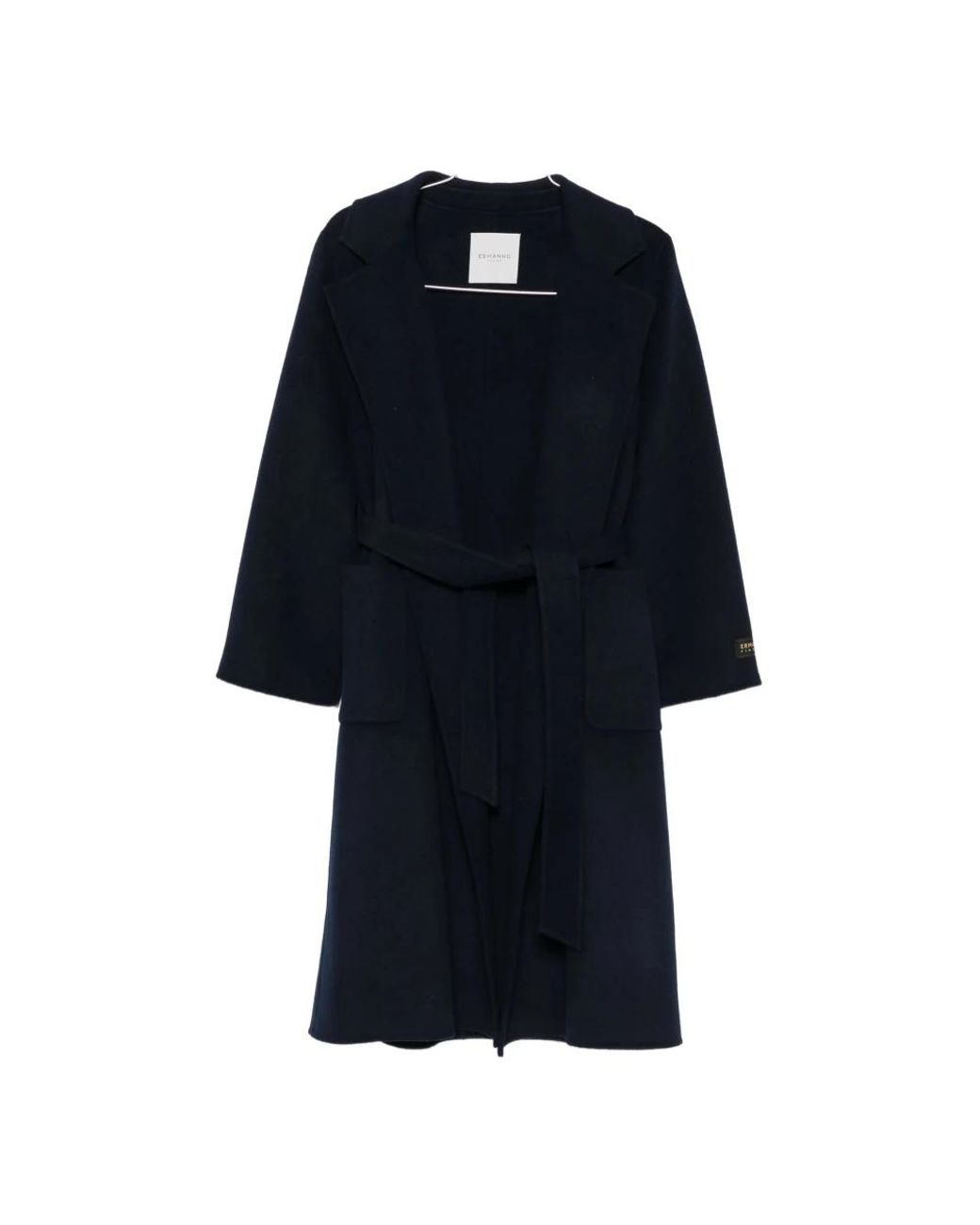 Ermanno Scervino Blue Belted Coats