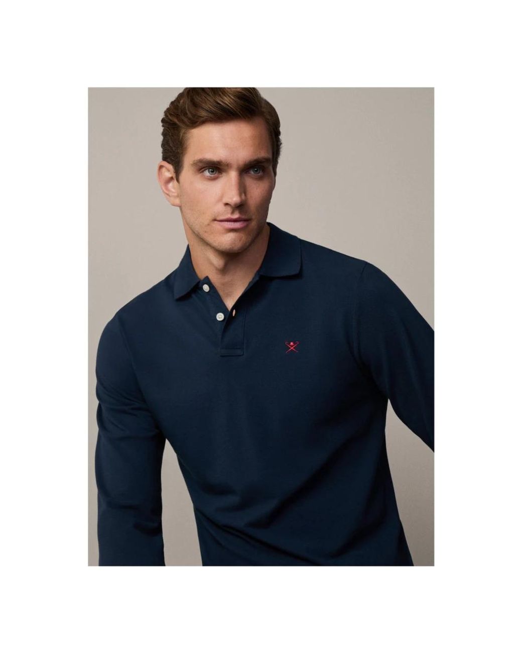 Hackett Langarmshirt in Blue für Herren