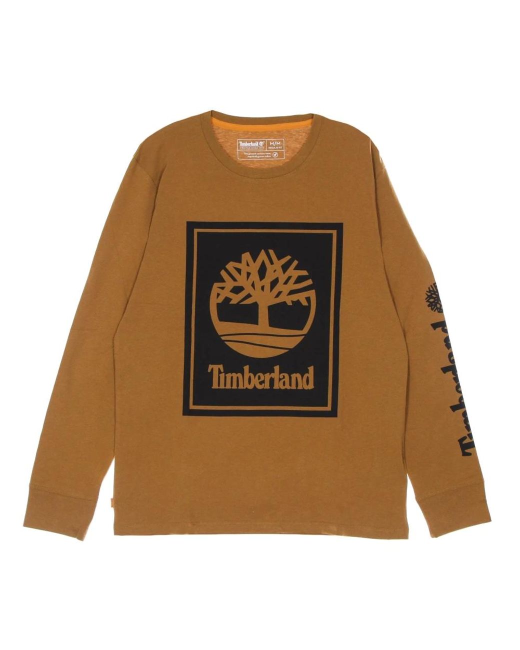 Timberland Brown Long Sleeve T-Shirts for men