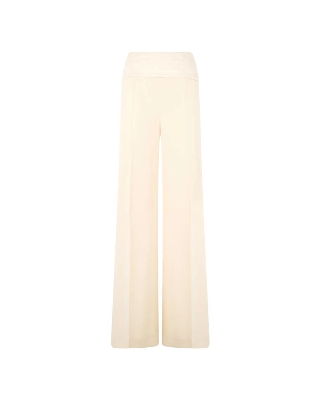 Moschino Natural Wide Trousers