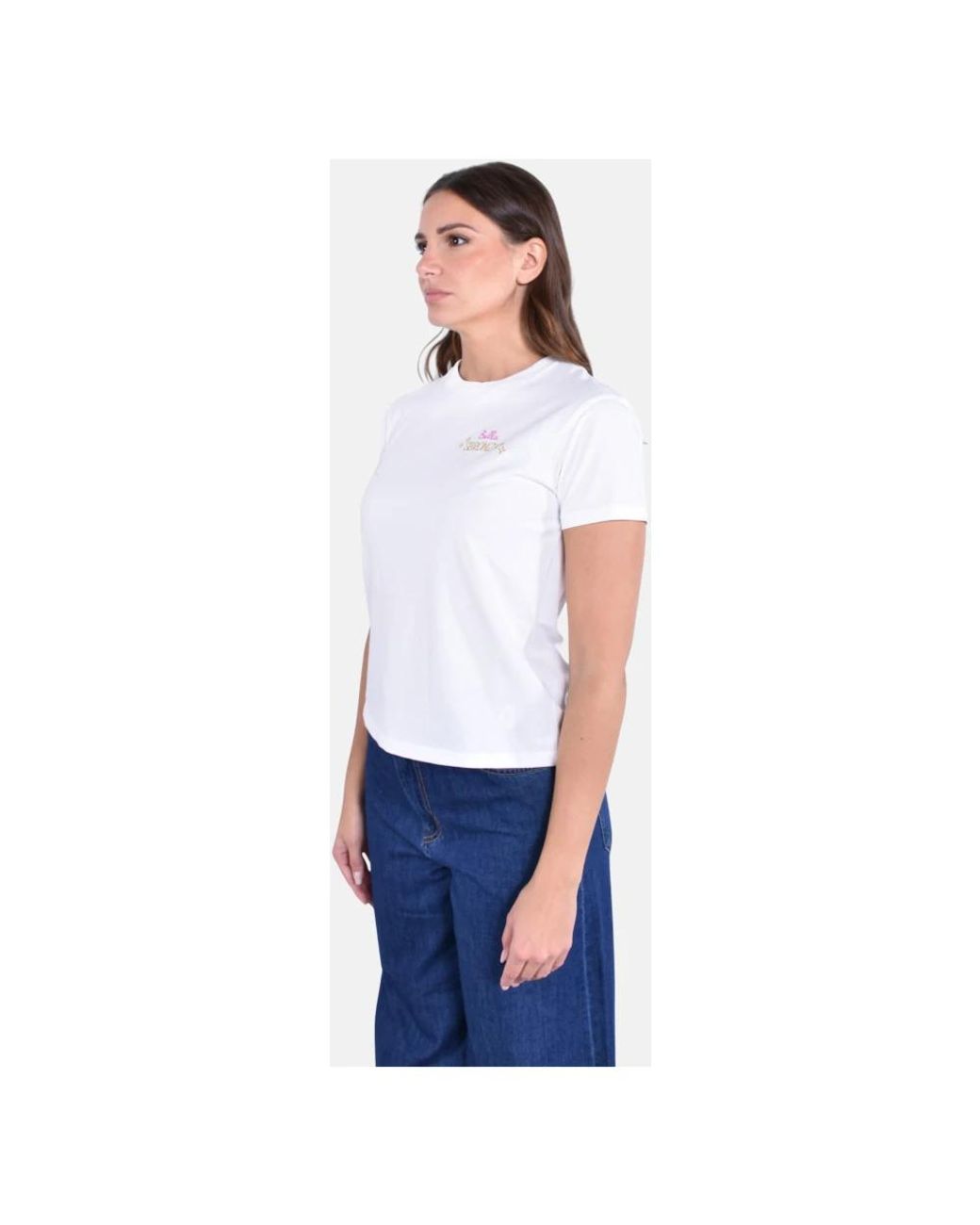 Mc2 Saint Barth White T-Shirts