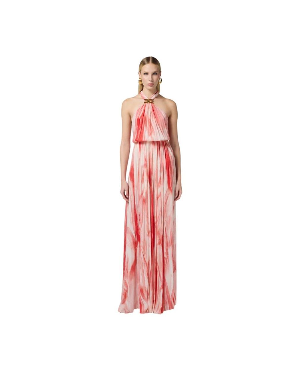 Elisabetta Franchi Red Carpet Butter Passion Dress