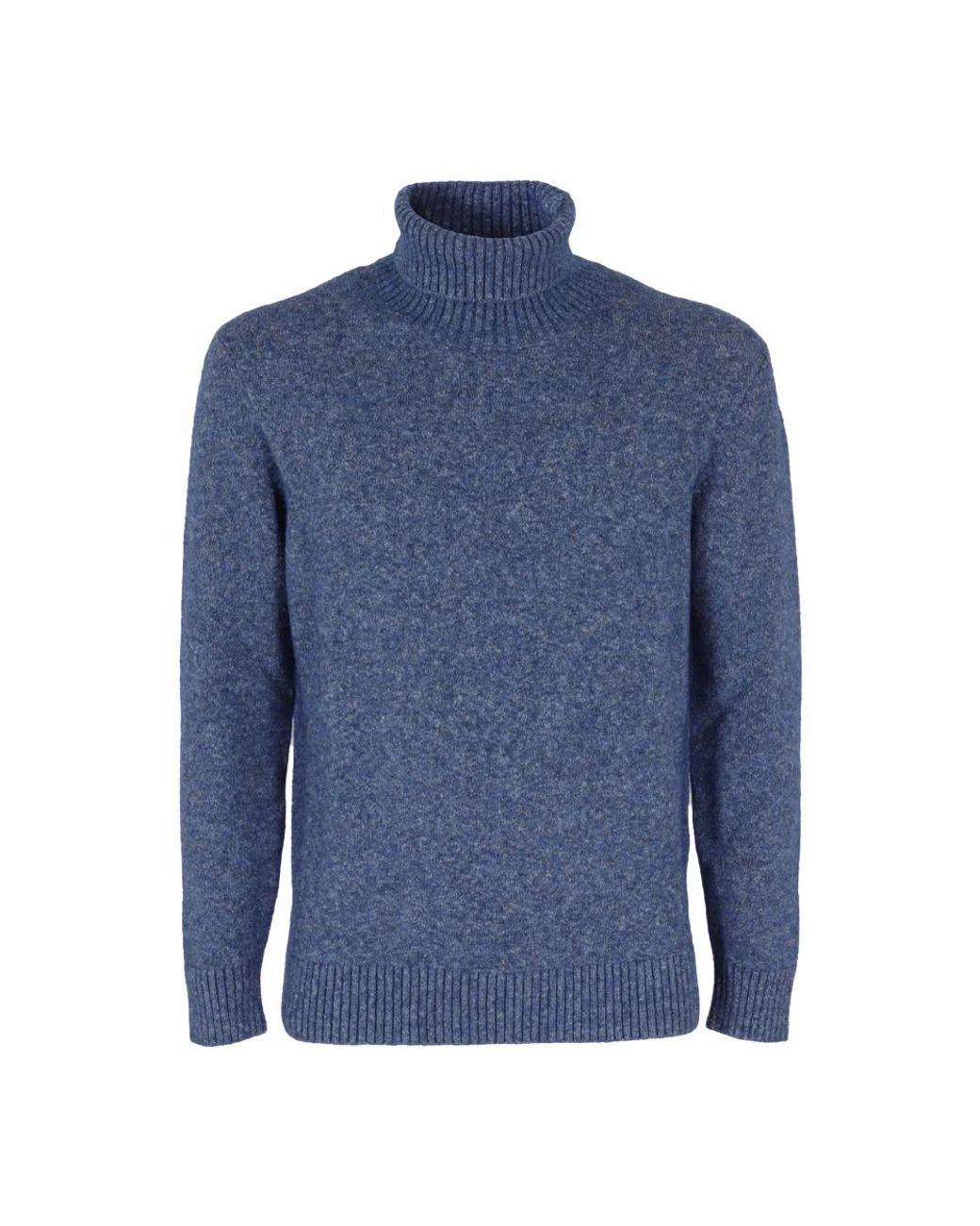 Kangra Blue Turtlenecks for men