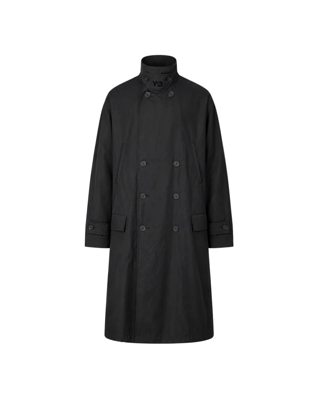 Y-3 Cbn Nyl Coat in het Black voor heren