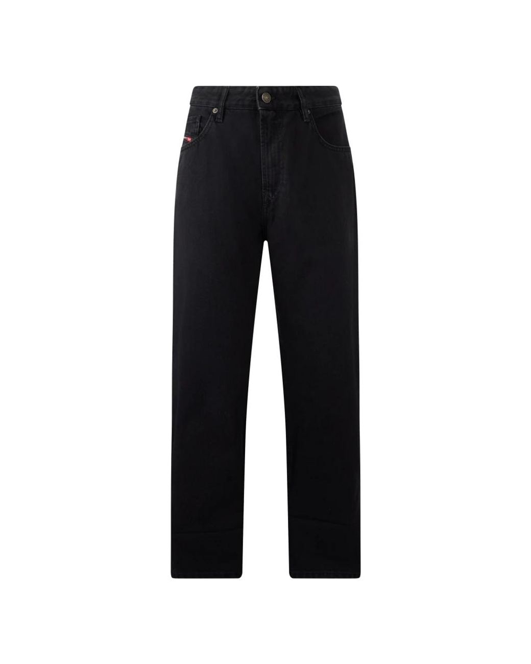 DIESEL Black Straight Jeans