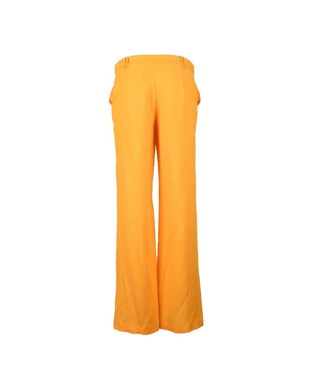 Patrizia Pepe Orange Wide Trousers